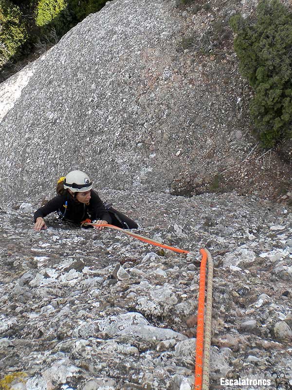 La Paula recuperant el darrer llarg